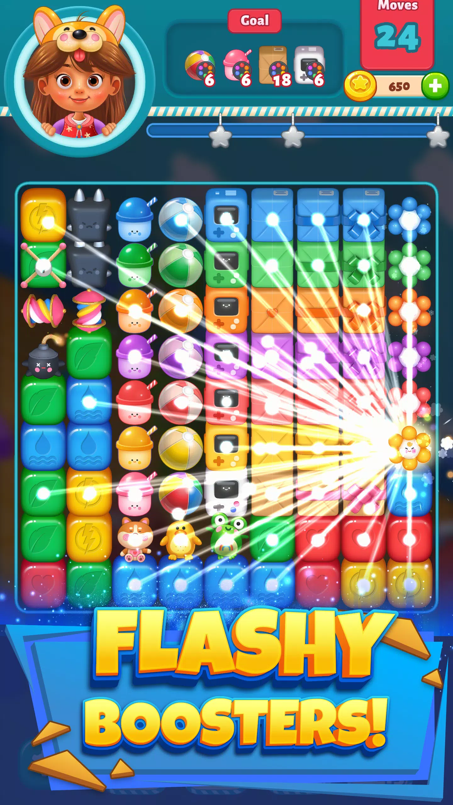 Epic Blast 3D: Toy Match Party Скриншот 3