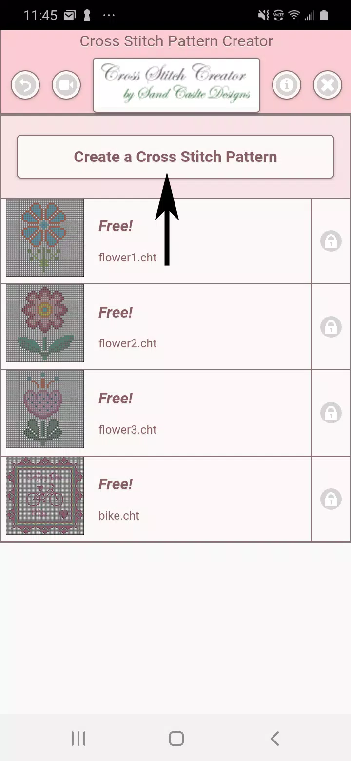 Cross Stitch Pattern Creator Tangkapan skrin 0