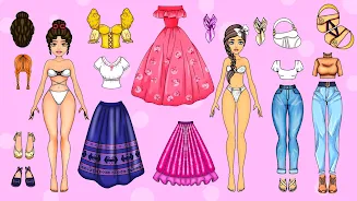 Dolls Makeover DIY Chibi Games Captura de pantalla 3