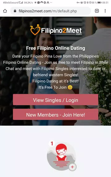Filipino Philippines Dating Ekran Görüntüsü 0