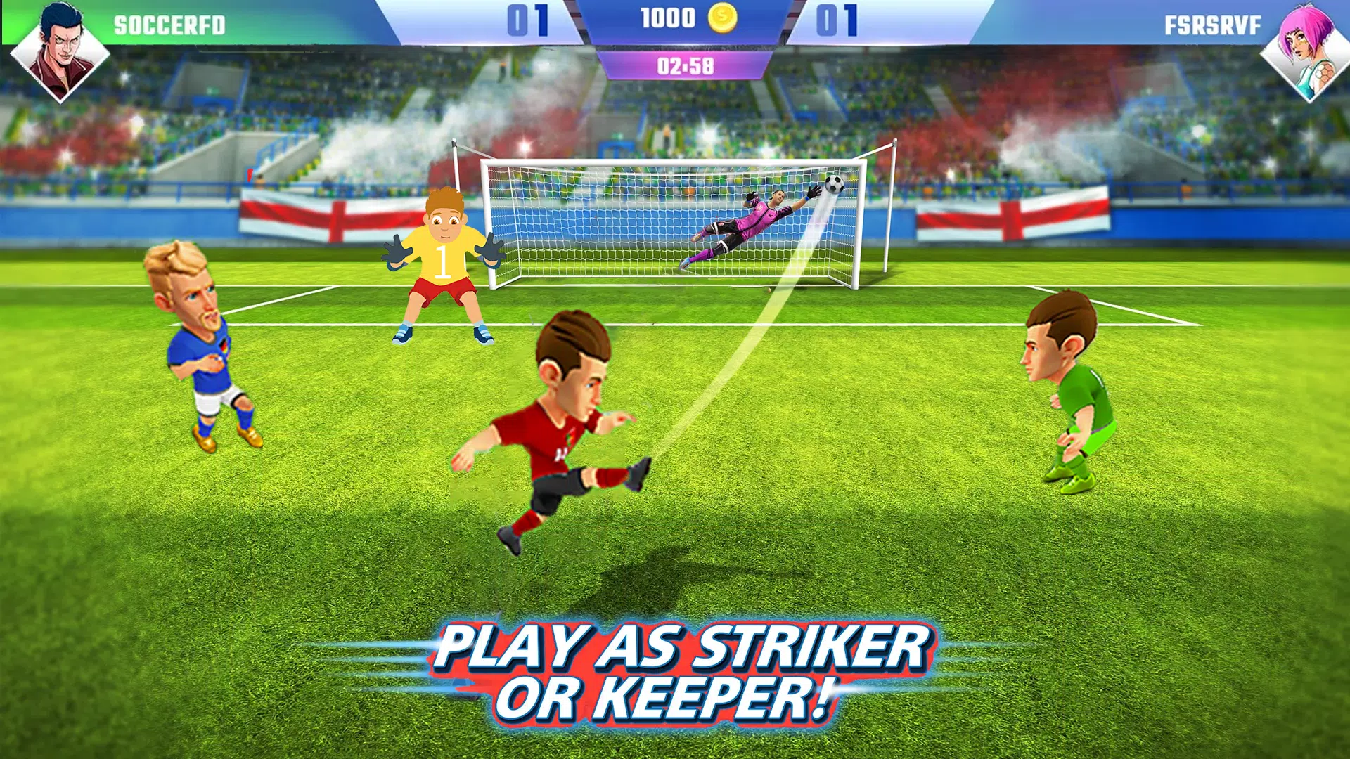 Mini Football Games Offline 스크린샷 1