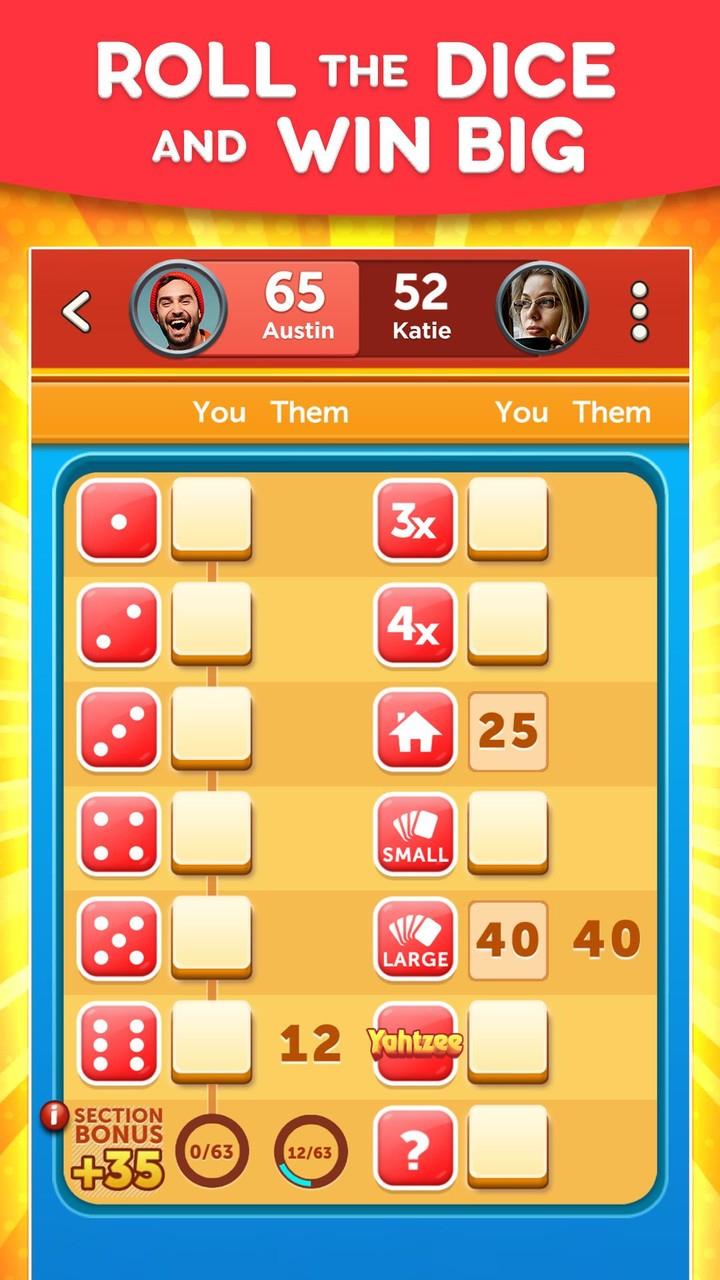 YAHTZEE With Buddies Dice Game Скриншот 0