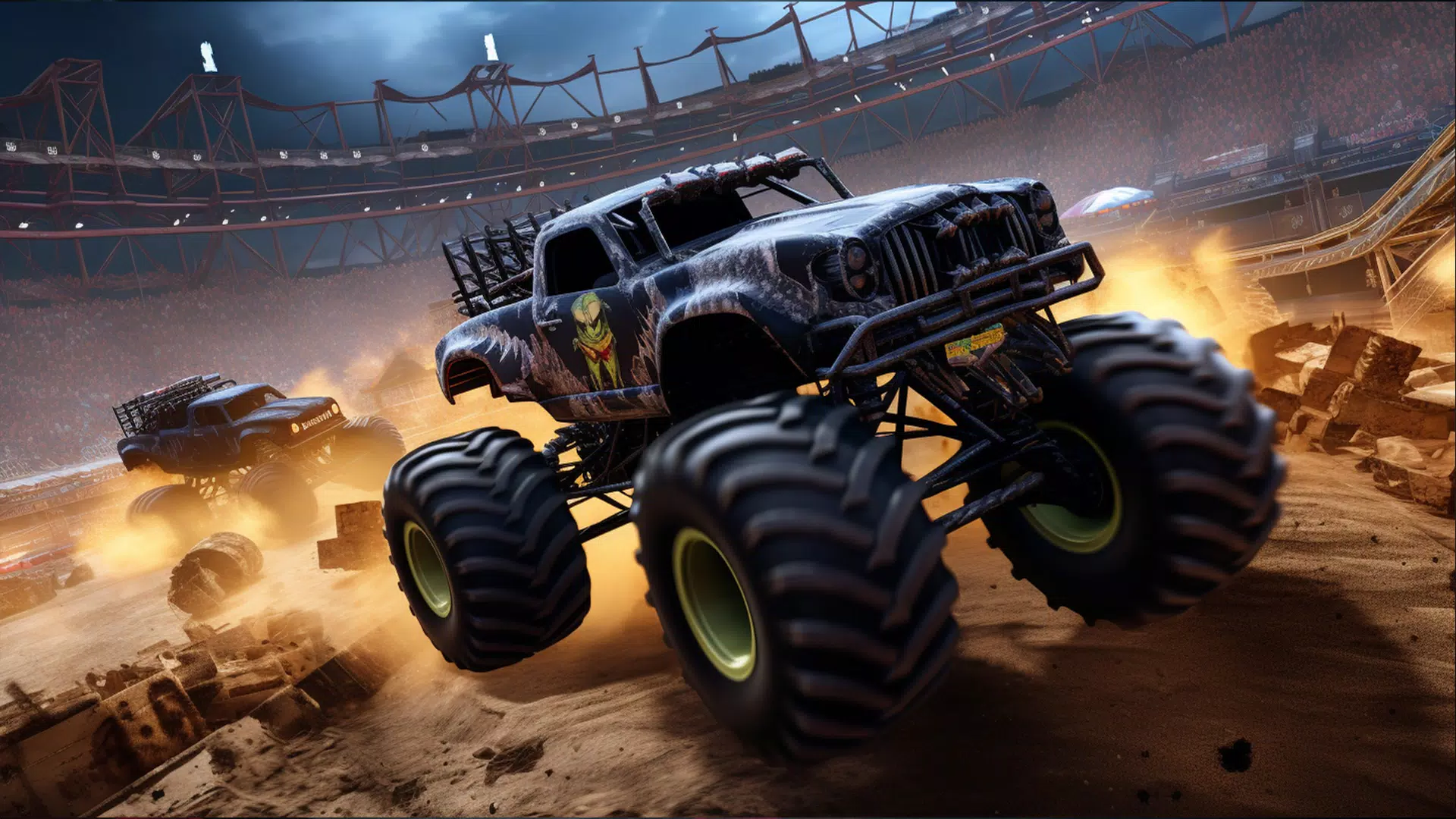 Crazy Monster Truck Games 스크린샷 1
