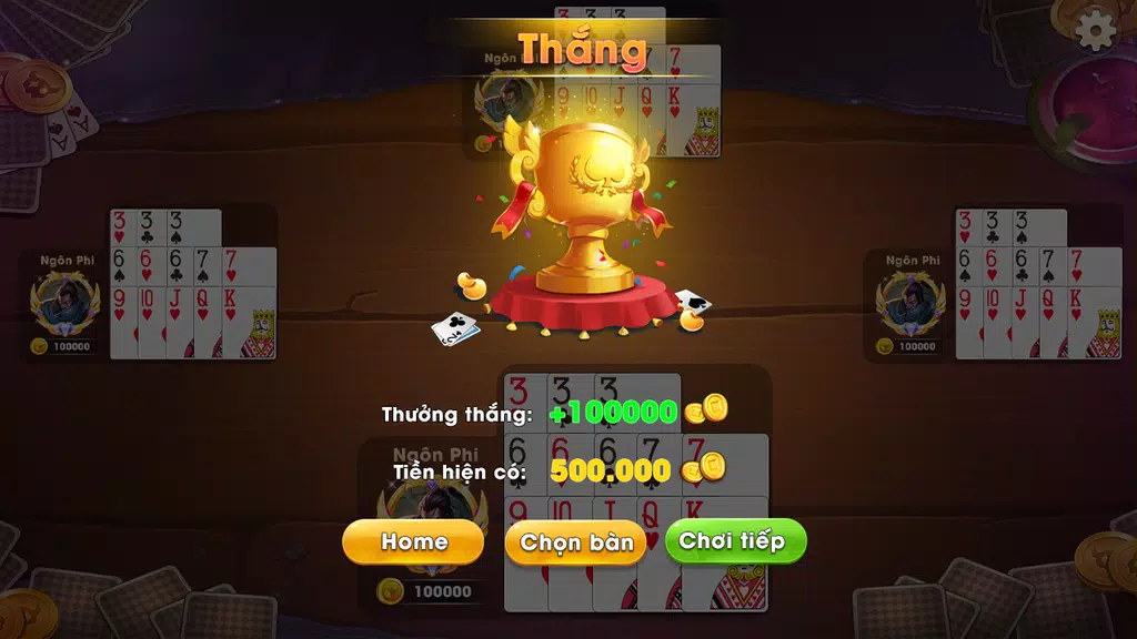 Mậu Binh - Xap Xam - VN Poker Capture d'écran 2