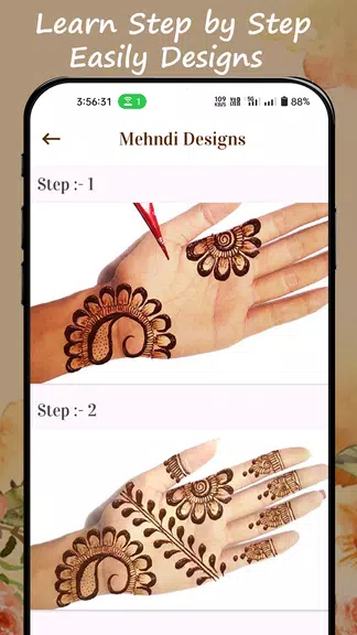 Mehndi Design Easy Simple Ảnh chụp màn hình 1