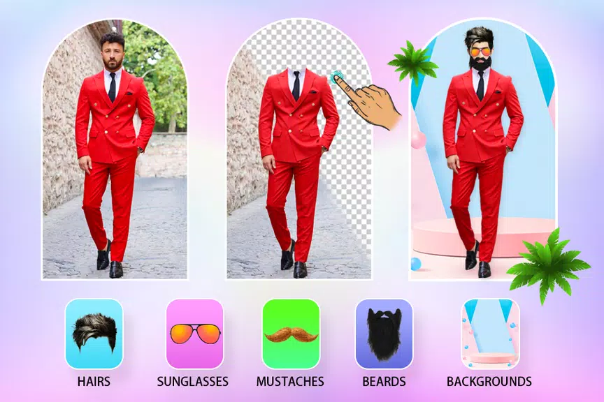 Men Editor App : Photo Changer Captura de tela 3