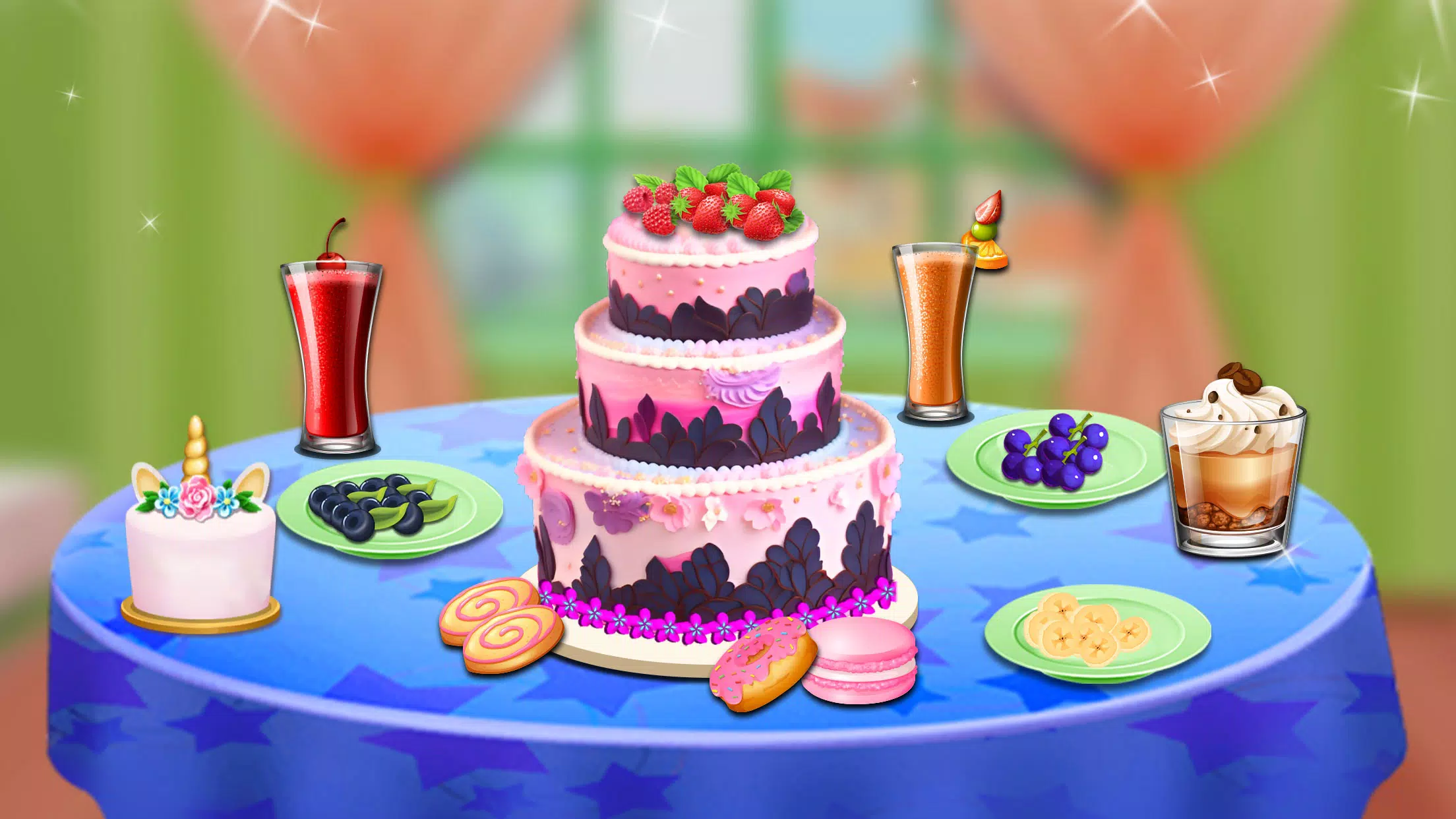Christmas Cakes Bakery Cooking Capture d'écran 3