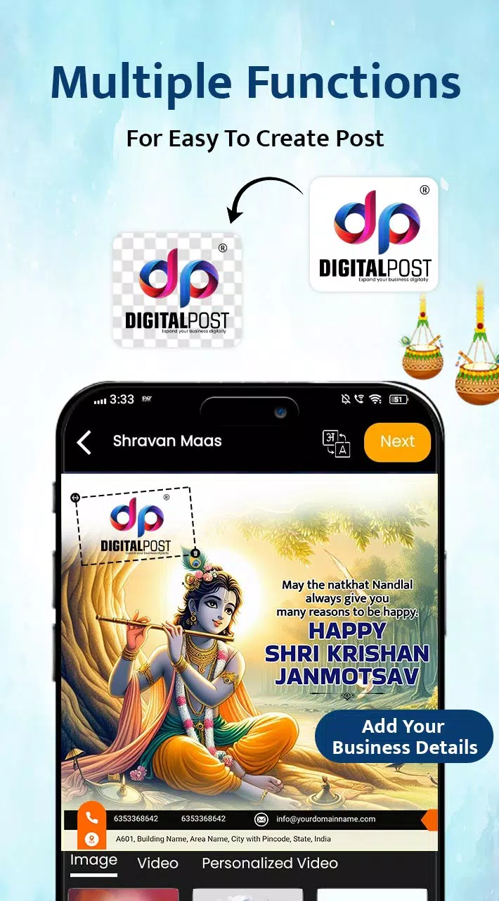 Schermata DigitalPost - Poster Maker App 1