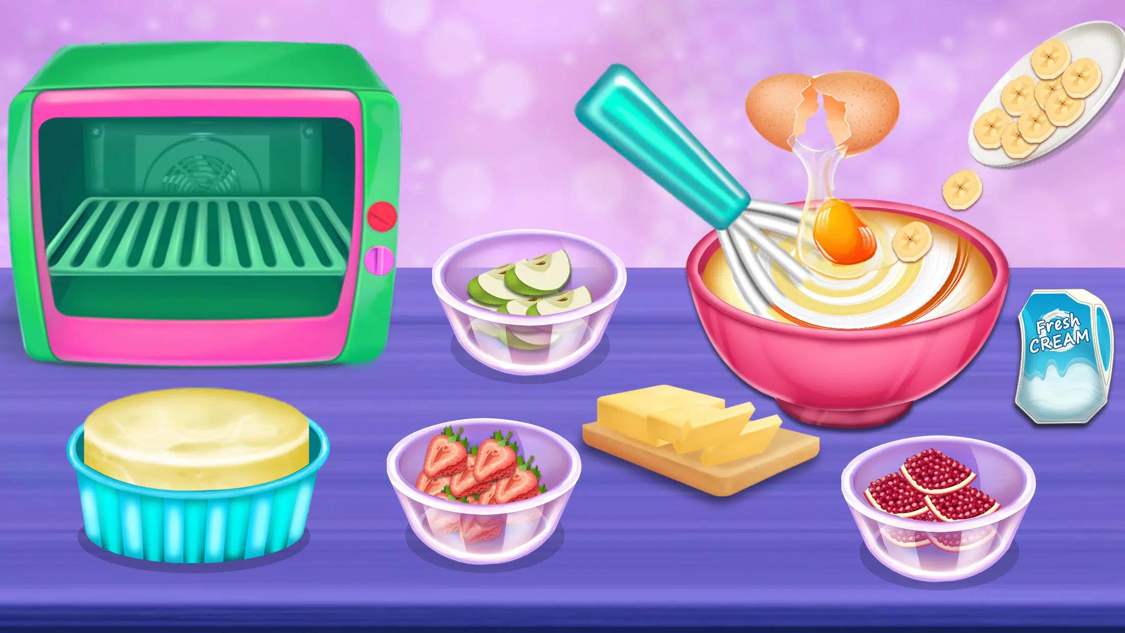 Christmas Cakes Bakery Cooking Capture d'écran 2