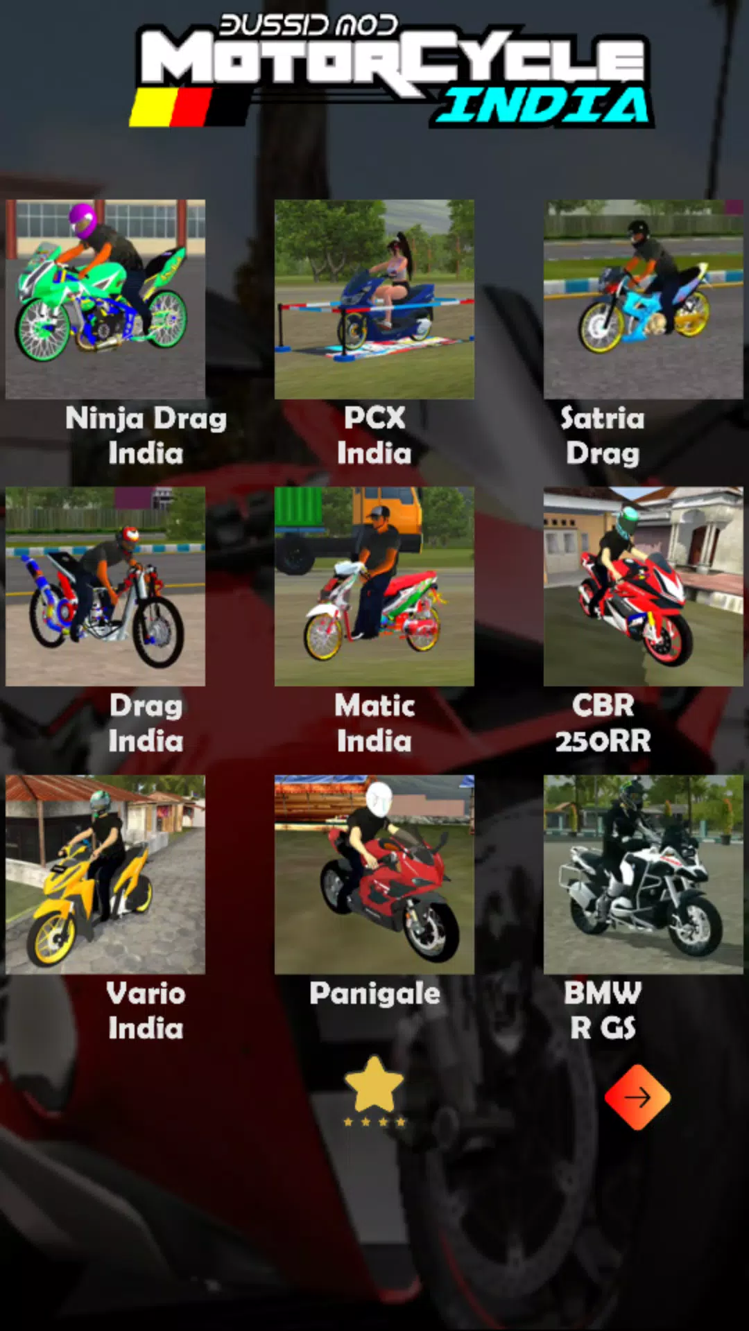 Bussid Mod Motorcycle India Capture d'écran 1