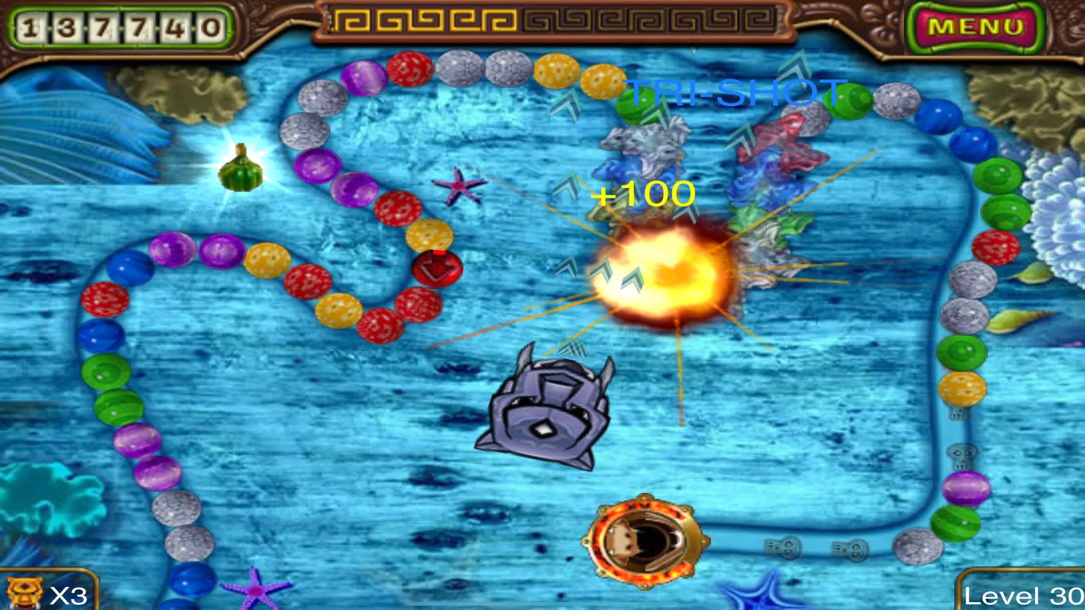 Zumba shooter vs snake Captura de pantalla 2
