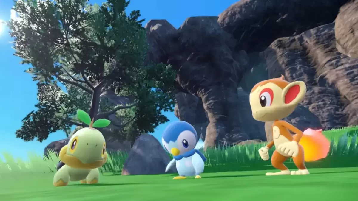 Gen 4 Starters Turtwig, Piplup, at Chimchar sa Pokémon Scarlet & Violet