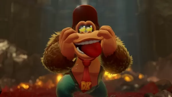 Donkey Kong Bananza Secret Banana Alphabet von Fan, lange bevor das Spiel startet