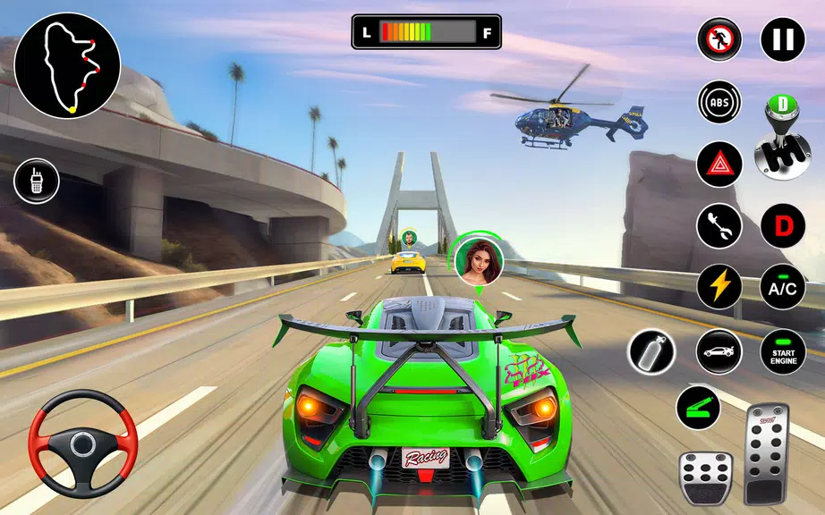 Racing in Highway Car 3D Games 스크린샷 0