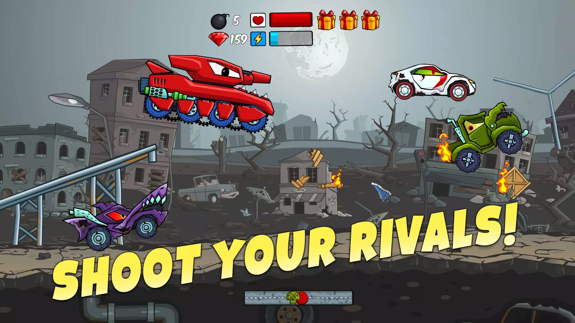 Car Eats Car - Apocalypse Race スクリーンショット 3