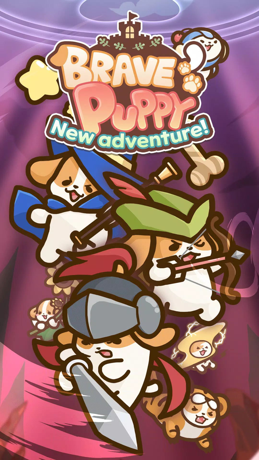 Bravepuppy Idle Adventure Capture d'écran 0