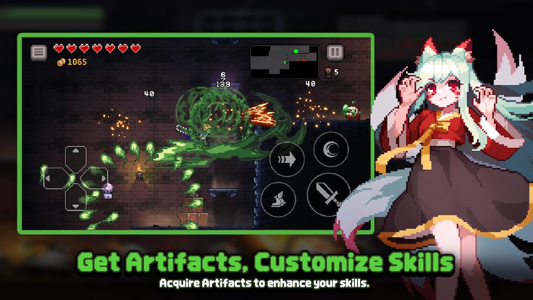 Schermata Dungeon Slasher : Roguelike Mod 2