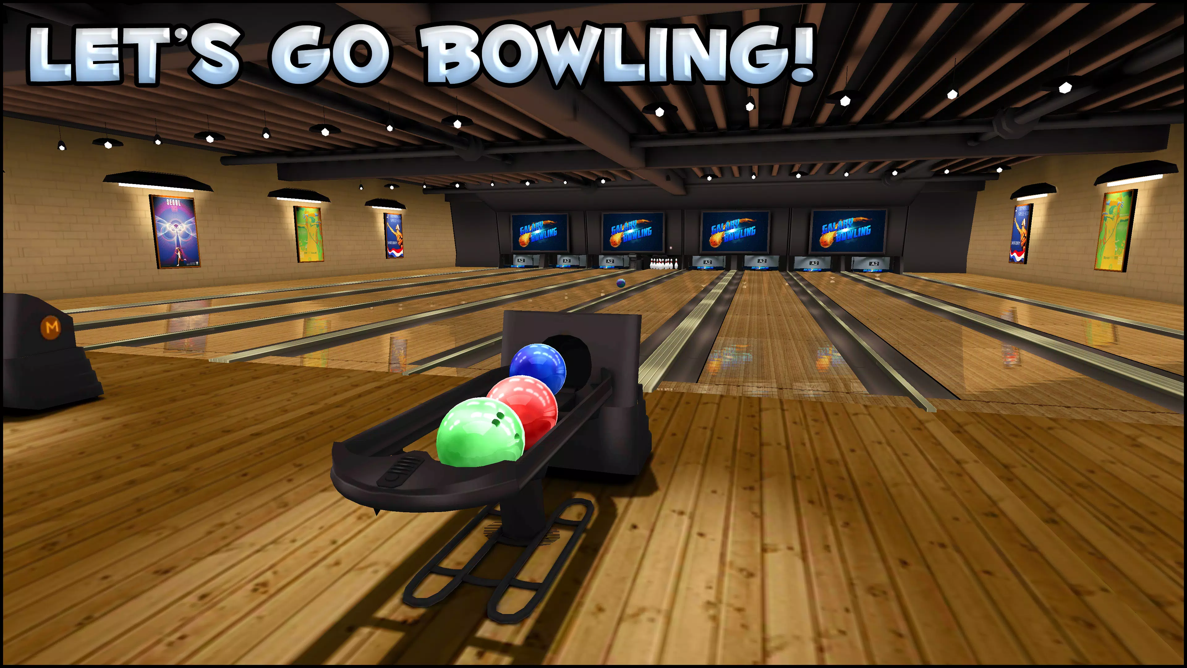 Galaxy Bowling 3D Скриншот 0