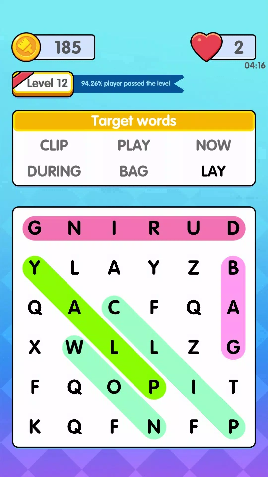 Schermata Find the Word 1