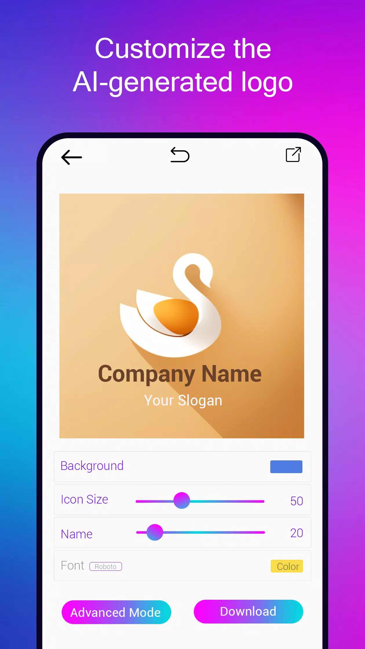 Logo maker AI Logo generator Ảnh chụp màn hình 3