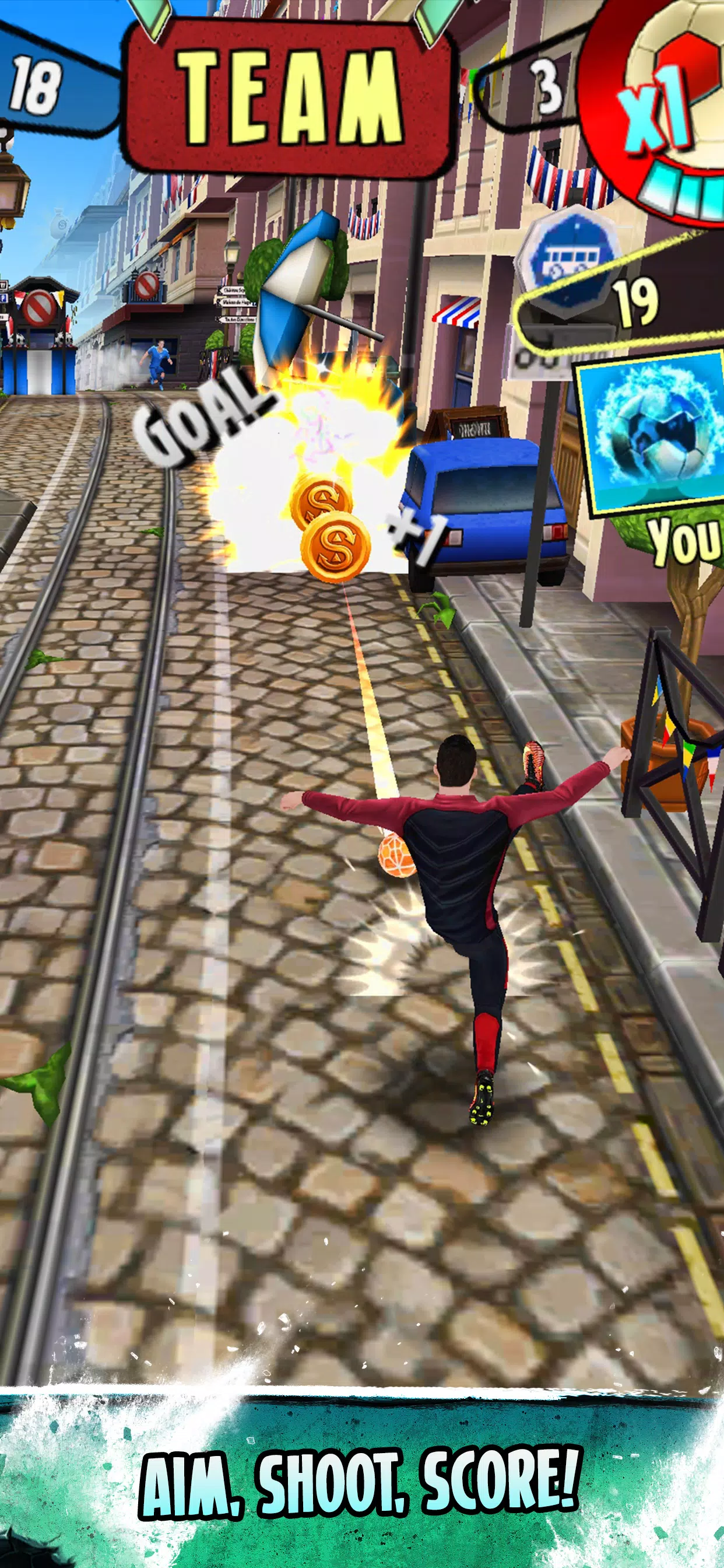 Ronaldo: Kick'n'Run Football Capture d'écran 3