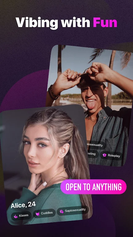 Vibing Dating: Meet, Flirt App Captura de tela 0