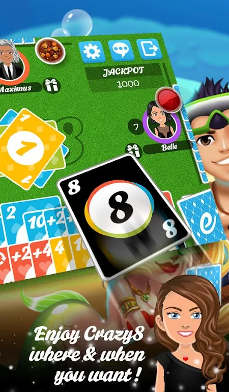 Multiplayer Crazy8 Game應用截圖第1張