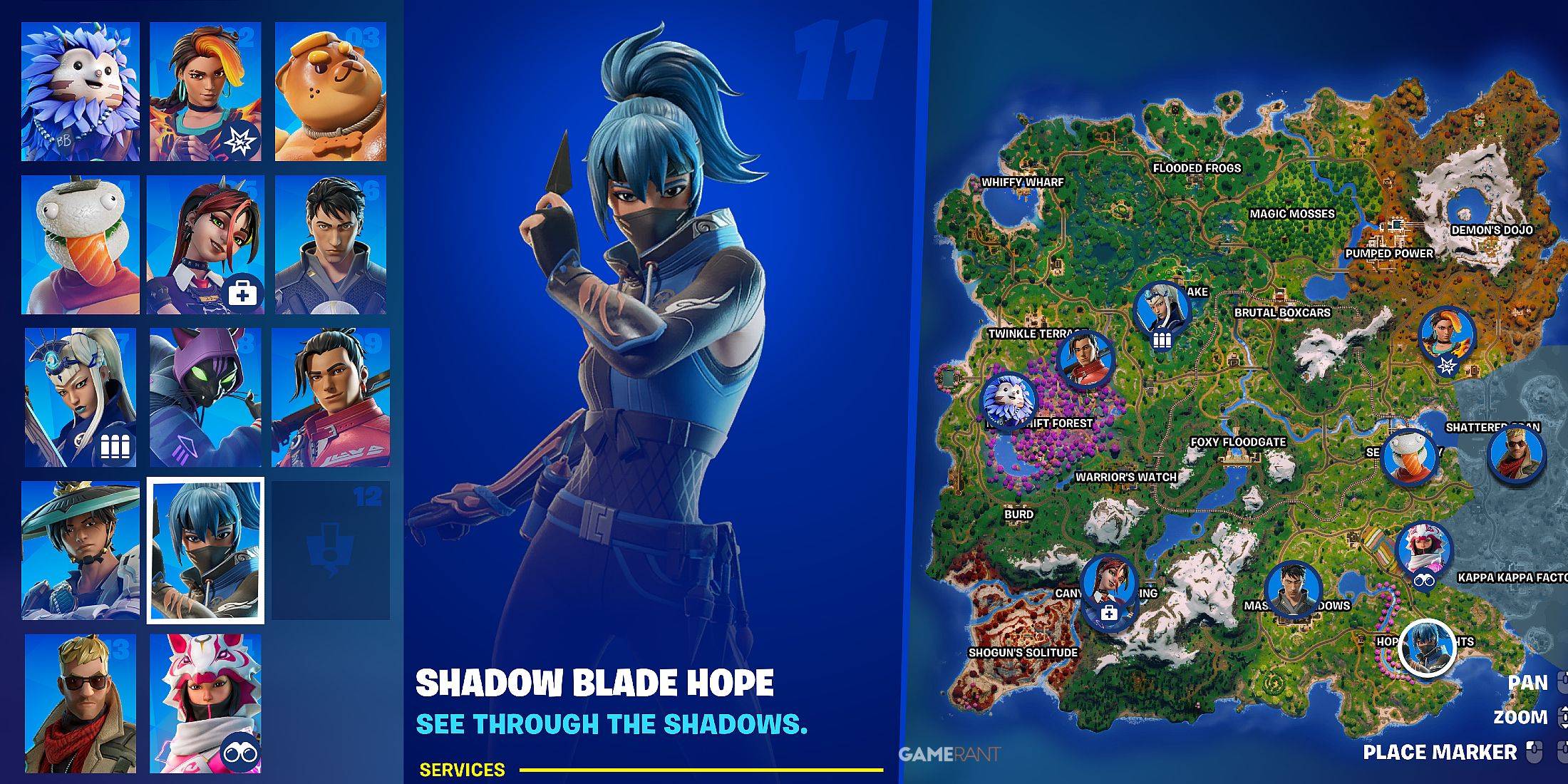 Оружие квесты в Fortnite Hunters