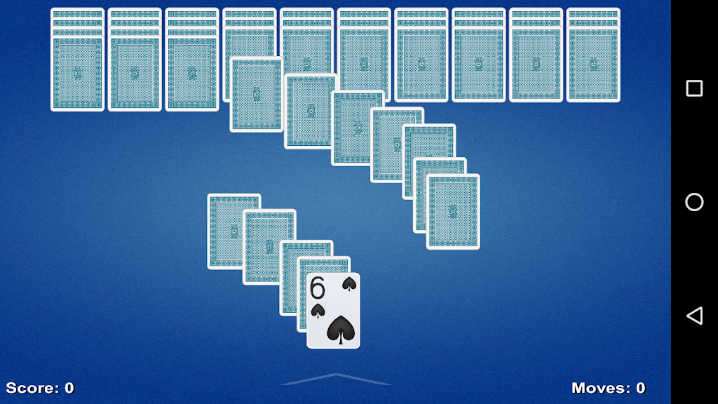 Spider Solitaire Game Capture d'écran 2