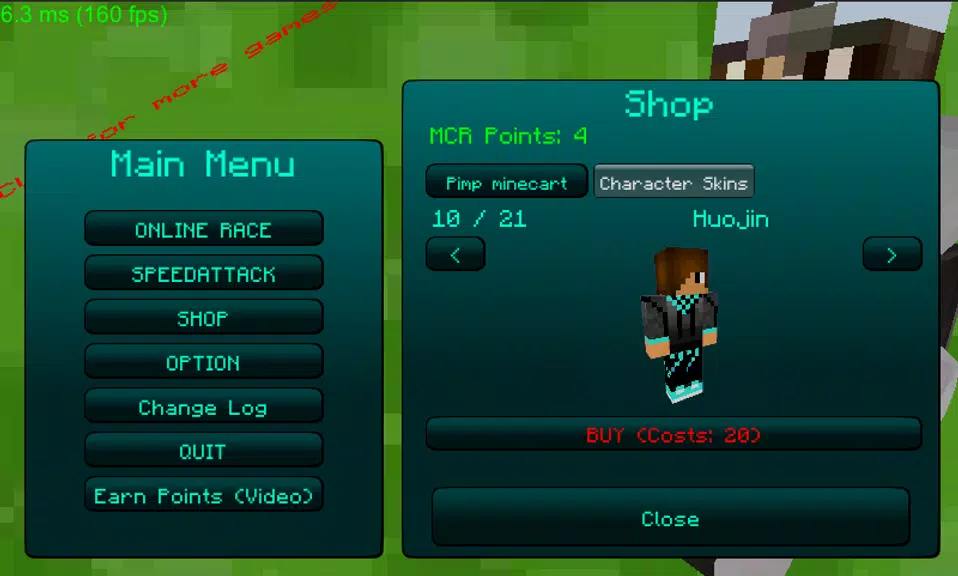 Minecart Race Adventures Captura de pantalla 1