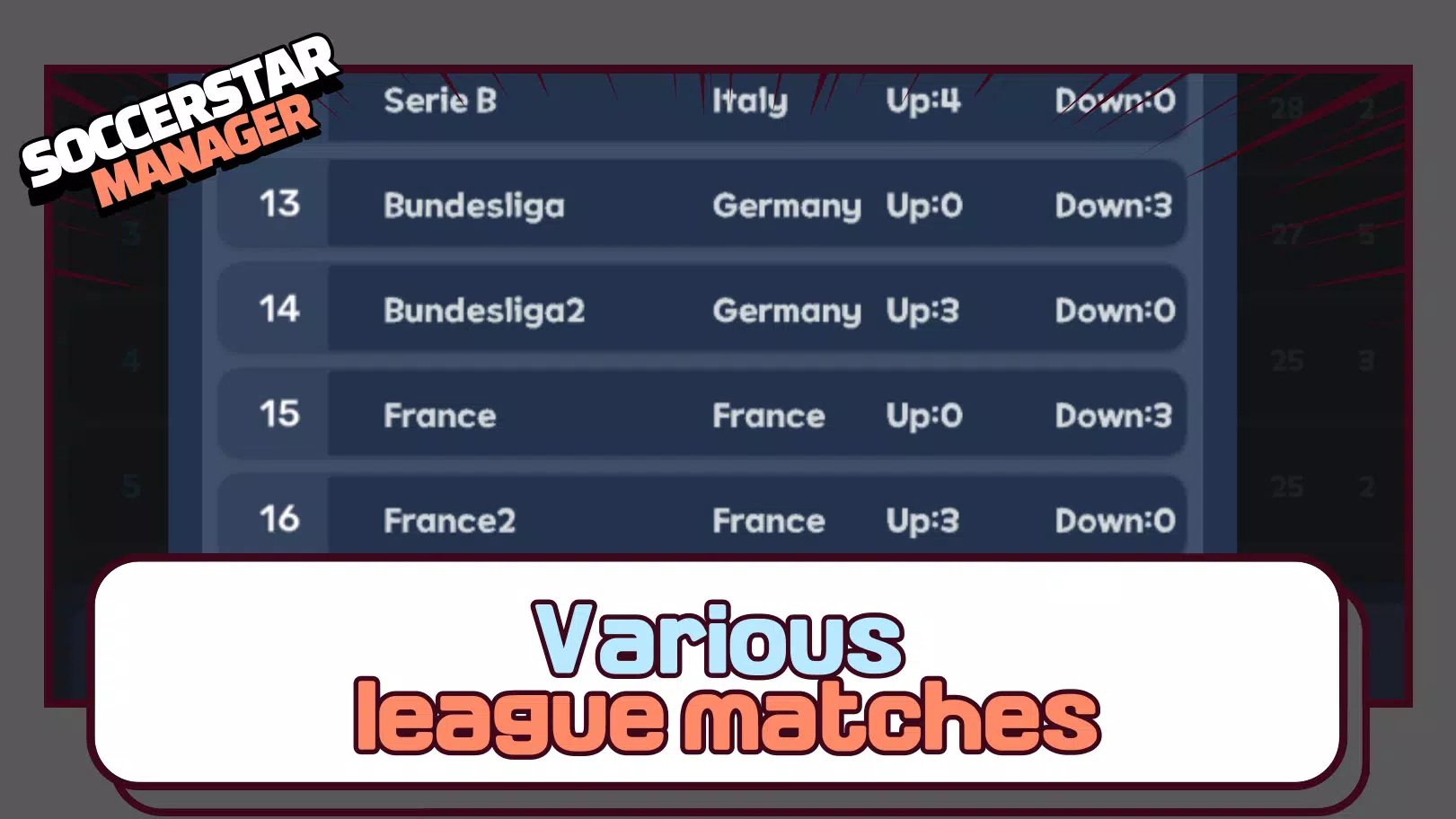 SSM LITE-Football Manager Game スクリーンショット 3