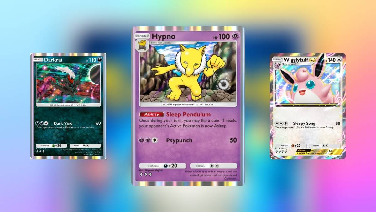 Pokemon TCG -Tasche: Schlafstatus verstehen