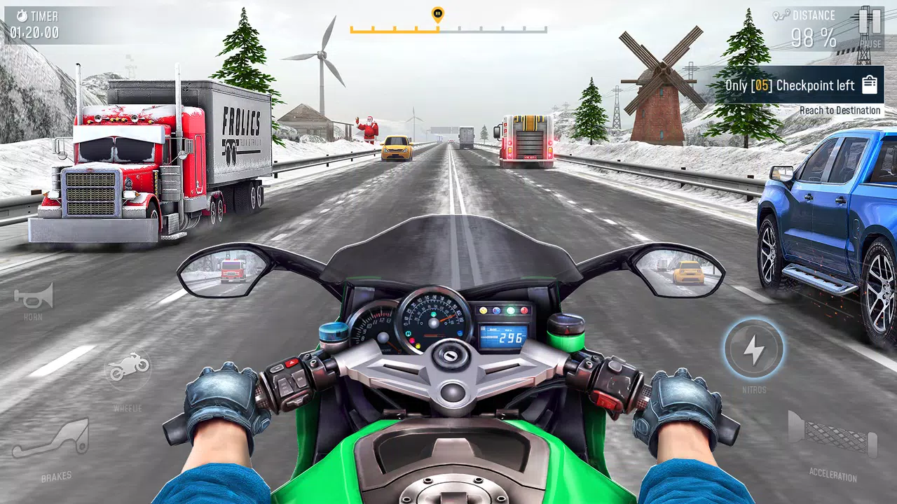 Rider 3D Bike Racing Games 스크린샷 1