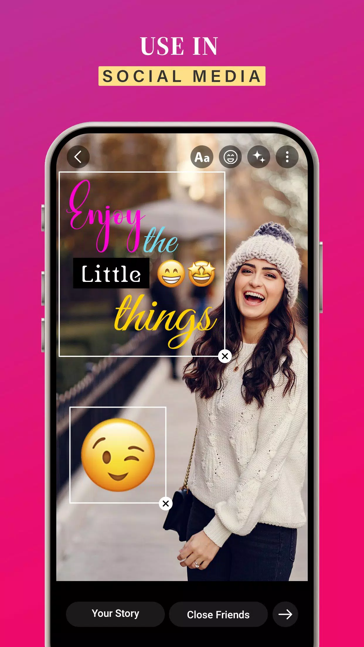 iOS Emojis For Story स्क्रीनशॉट 0