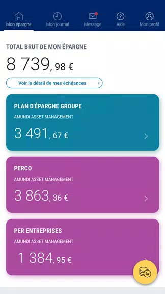 Mon Epargne 스크린샷 0