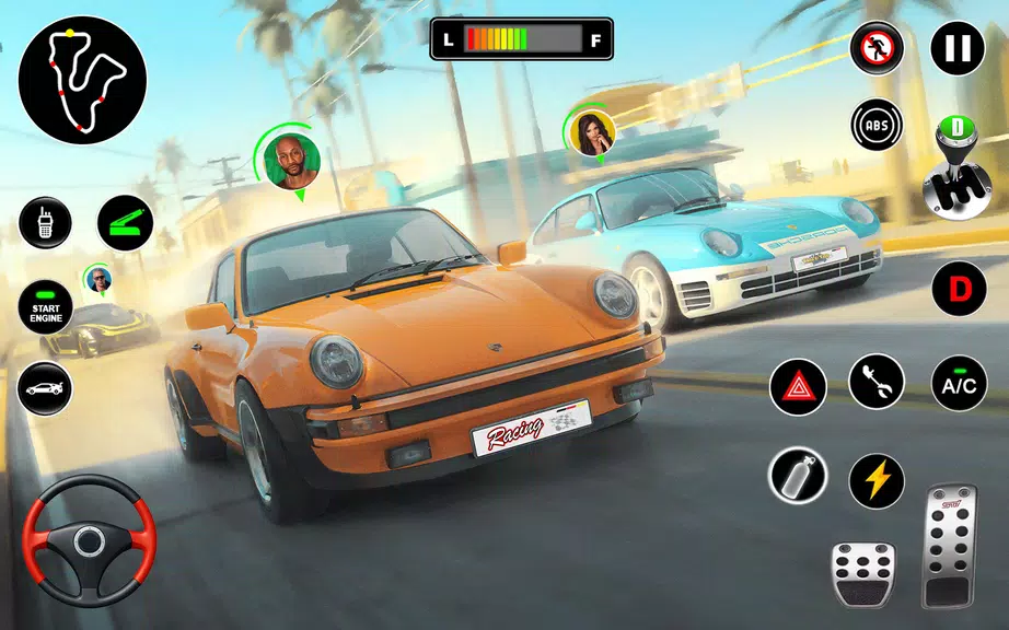 Racing in Highway Car 3D Games 스크린샷 3