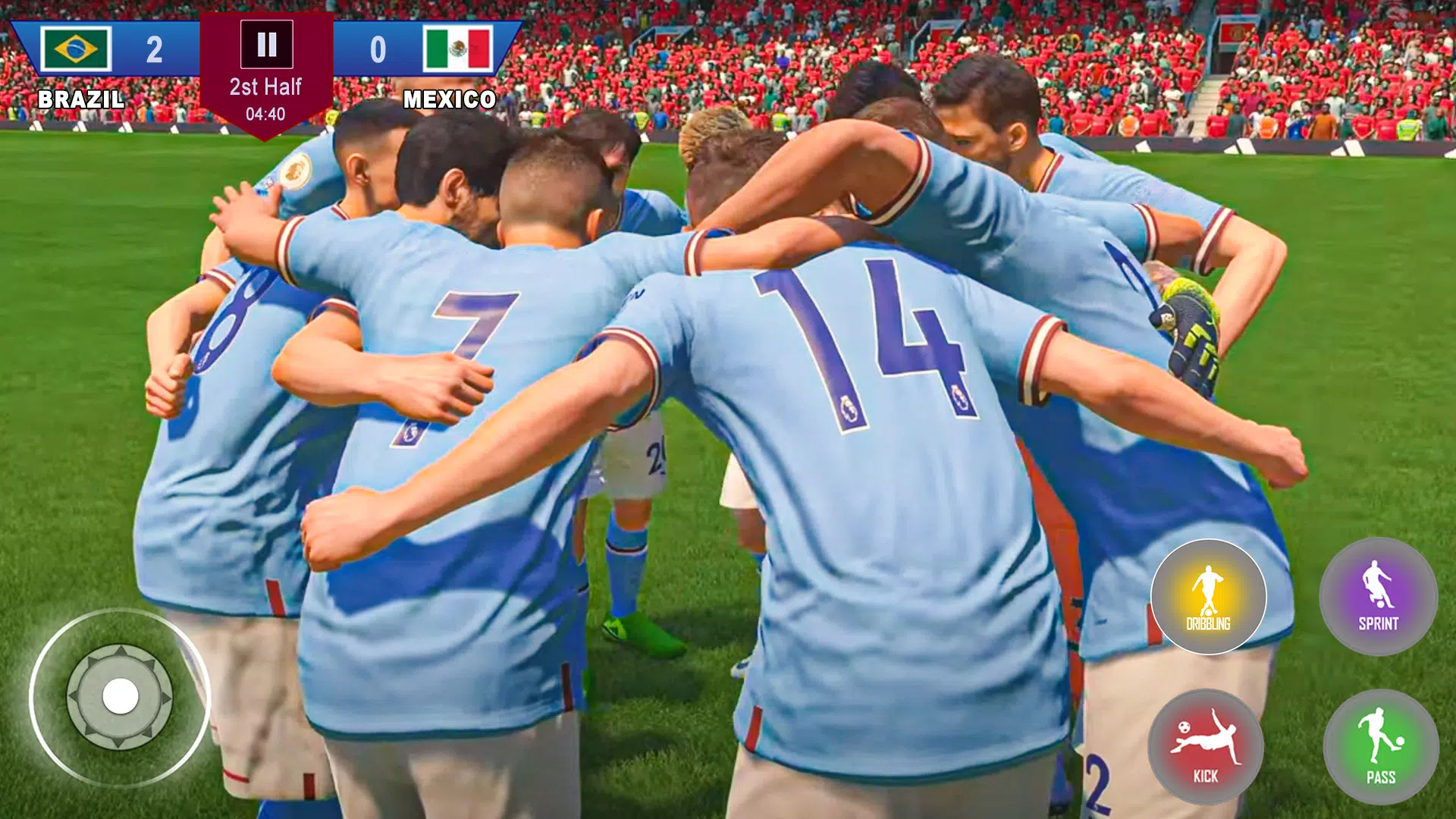 Football Games 2024 Real Kick Capture d'écran 2
