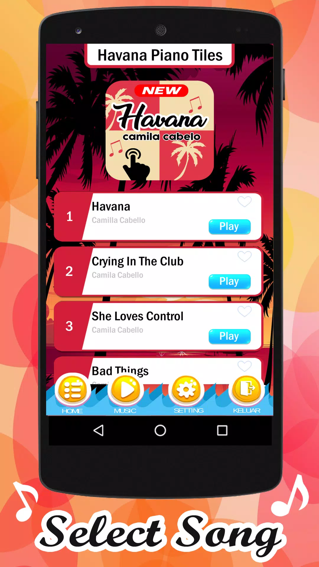 Havana Piano Tiles Capture d'écran 1