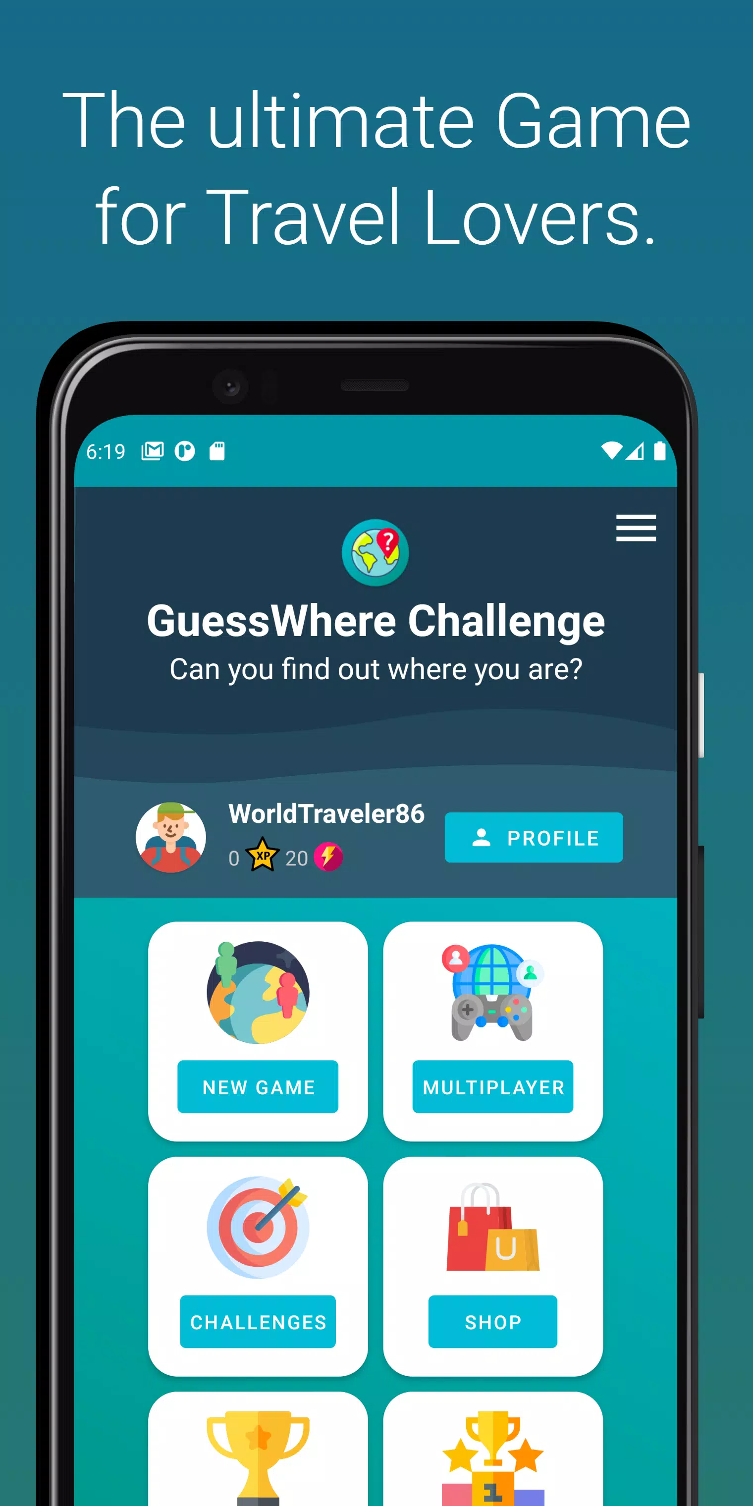 GuessWhere - Guess the place স্ক্রিনশট 0
