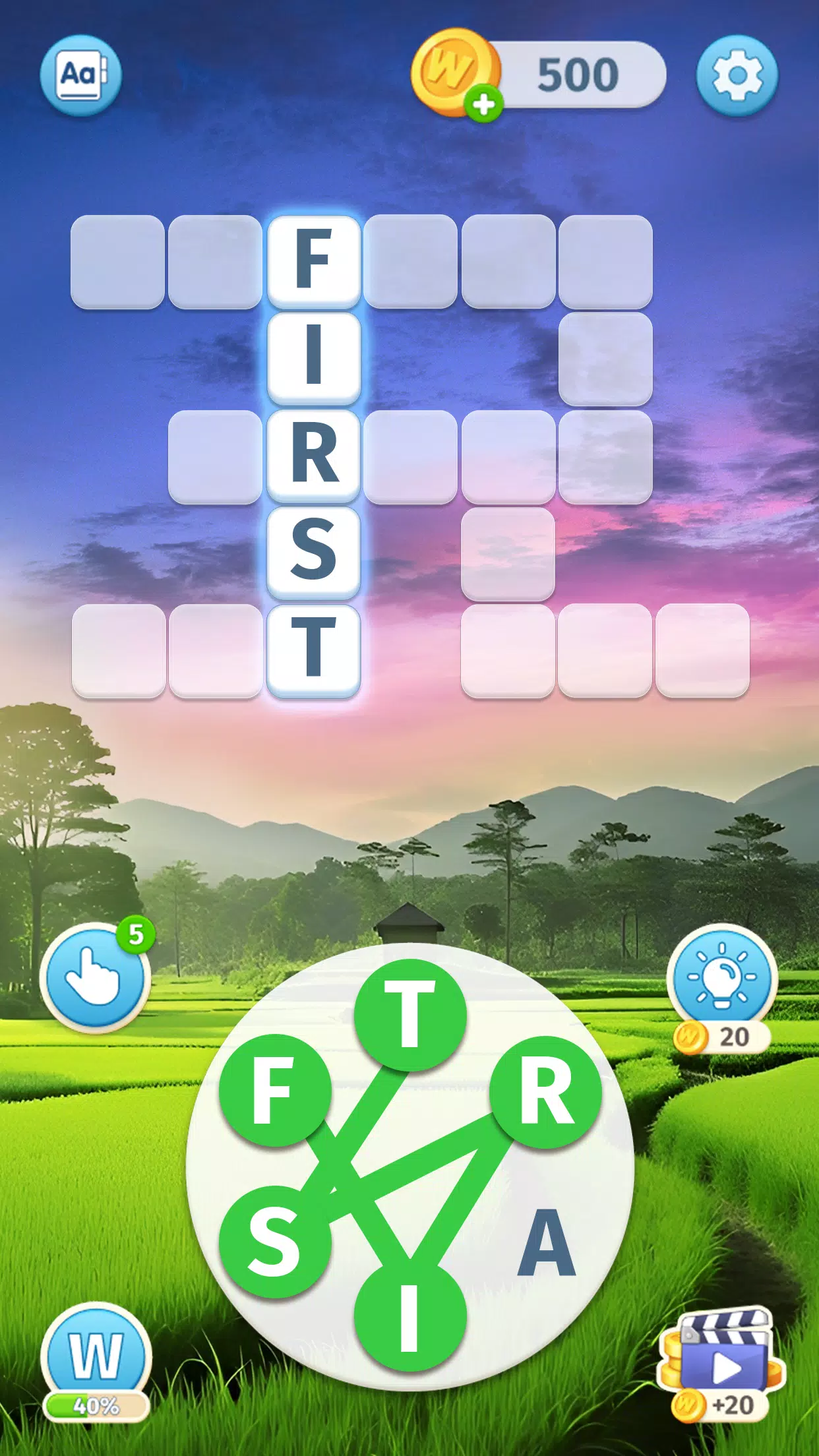 Sky Words Capture d'écran 0