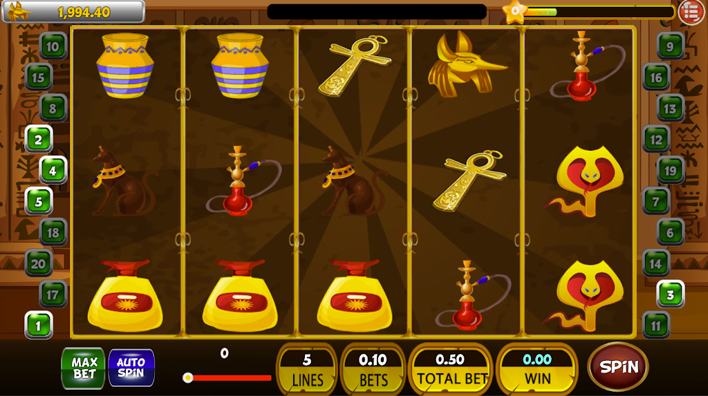 Classic Cleopatra Egypt Slot Machine ♛ Captura de tela 0