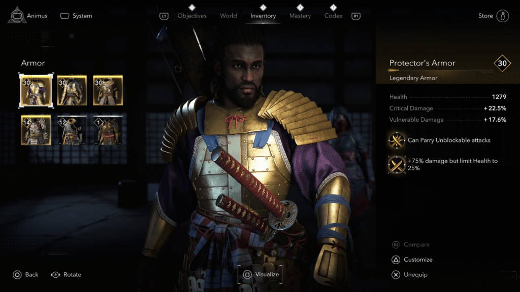 トーナメントでYasukeの最高の鎧、逃亡者によるスクリーンショット