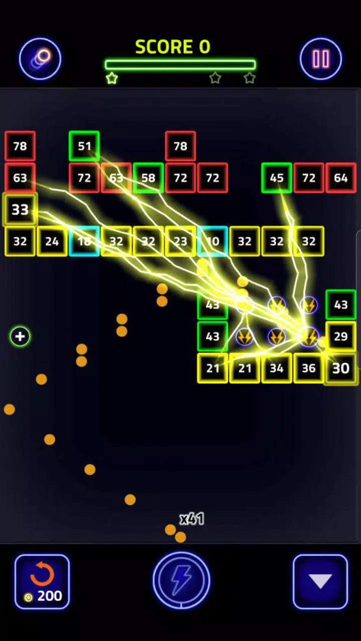 Brick Breaker Glow应用截图第2张