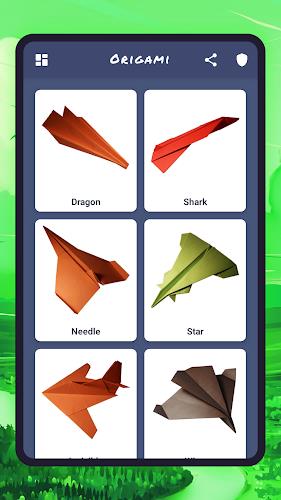 Origami aircraft, paper ภาพหน้าจอ 3