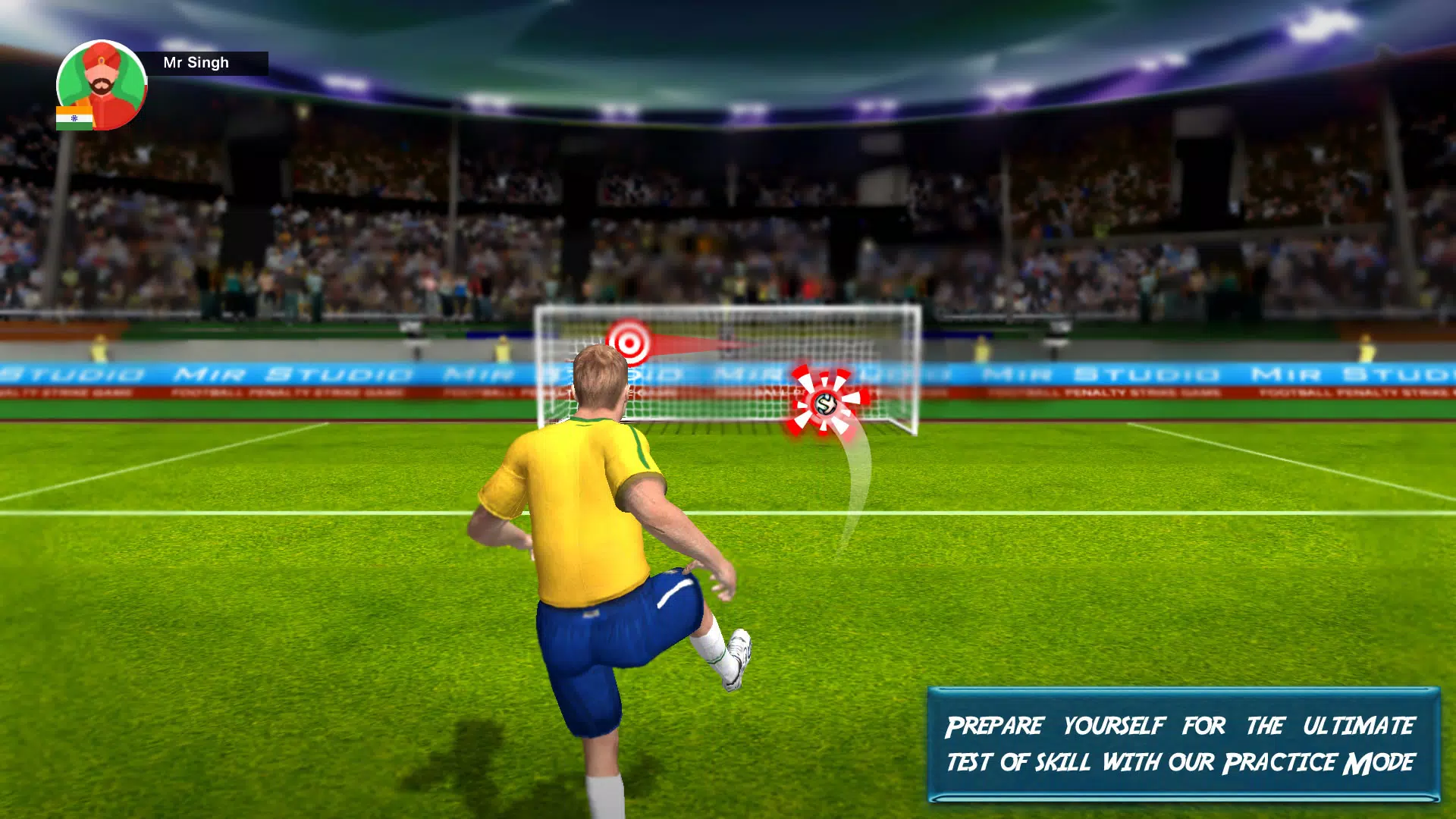 FootBall Penalty ShootOut Captura de tela 1