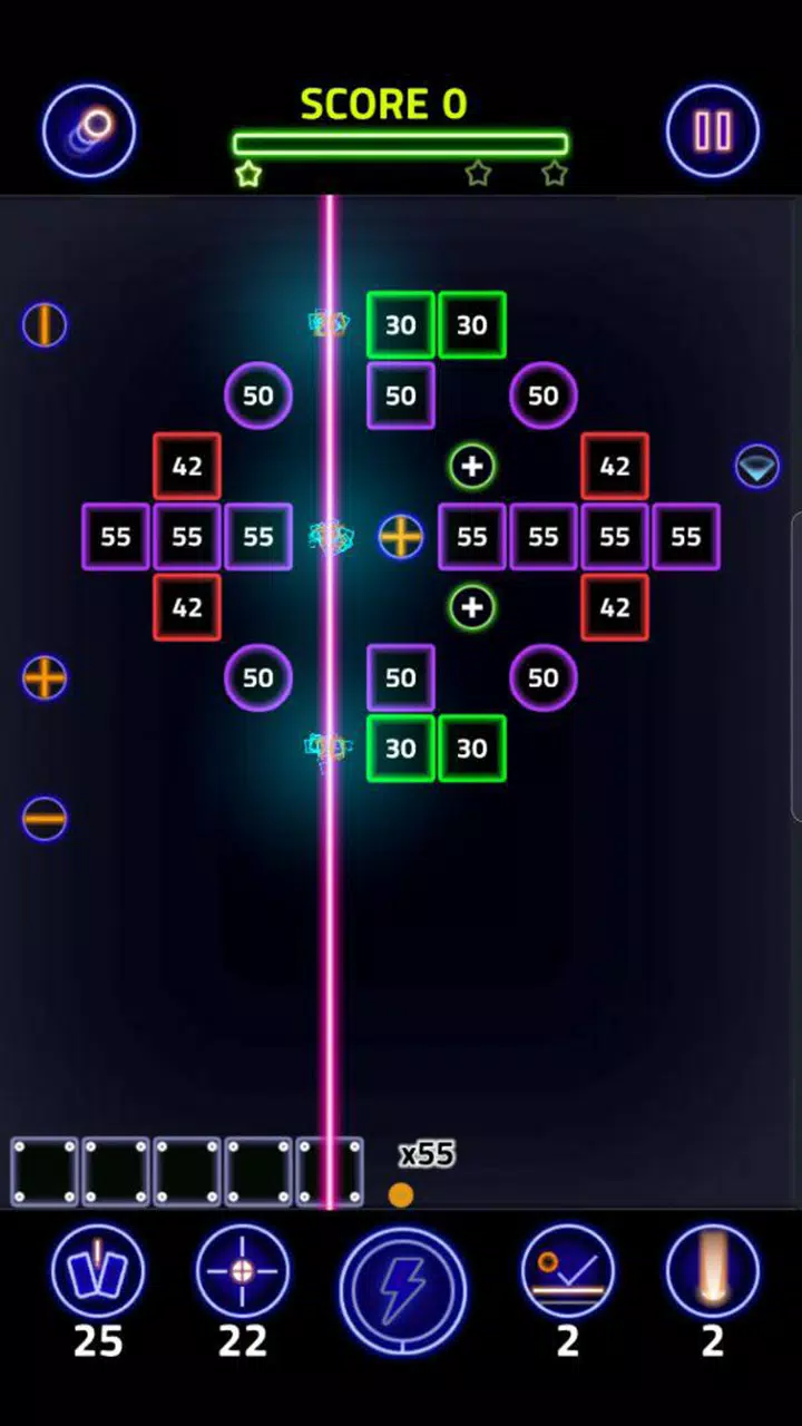 Brick Breaker Glow应用截图第1张