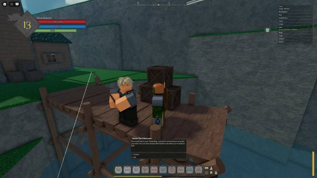 Игрок Slayer Rune закончил рыбалку