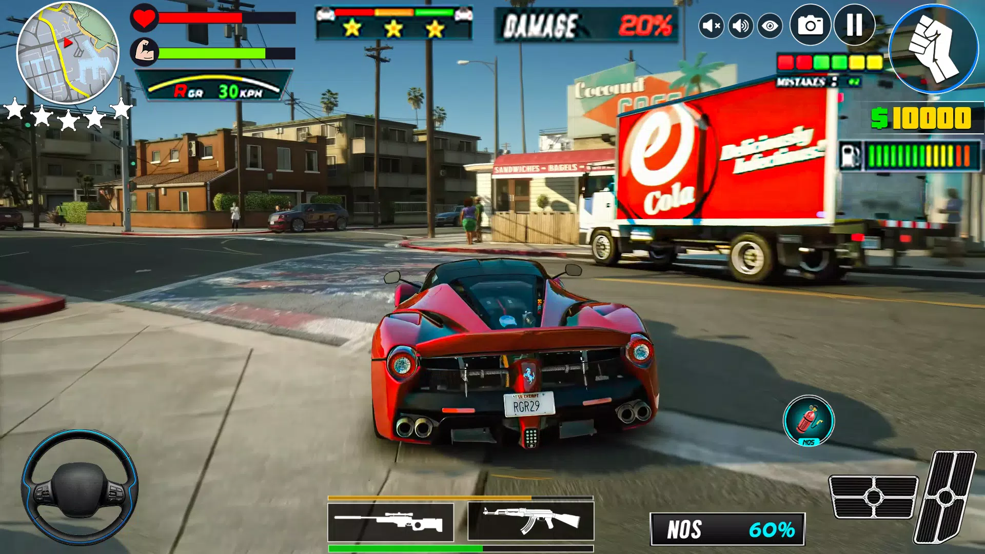 Vegas City Gangster Crime Game Captura de pantalla 3