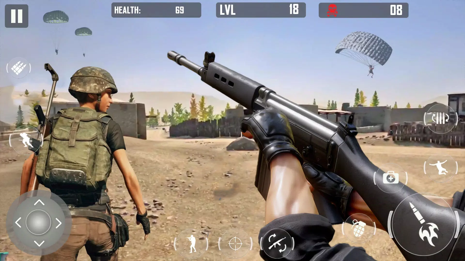 Squad Fire Gun Games - Battleg Capture d'écran 2