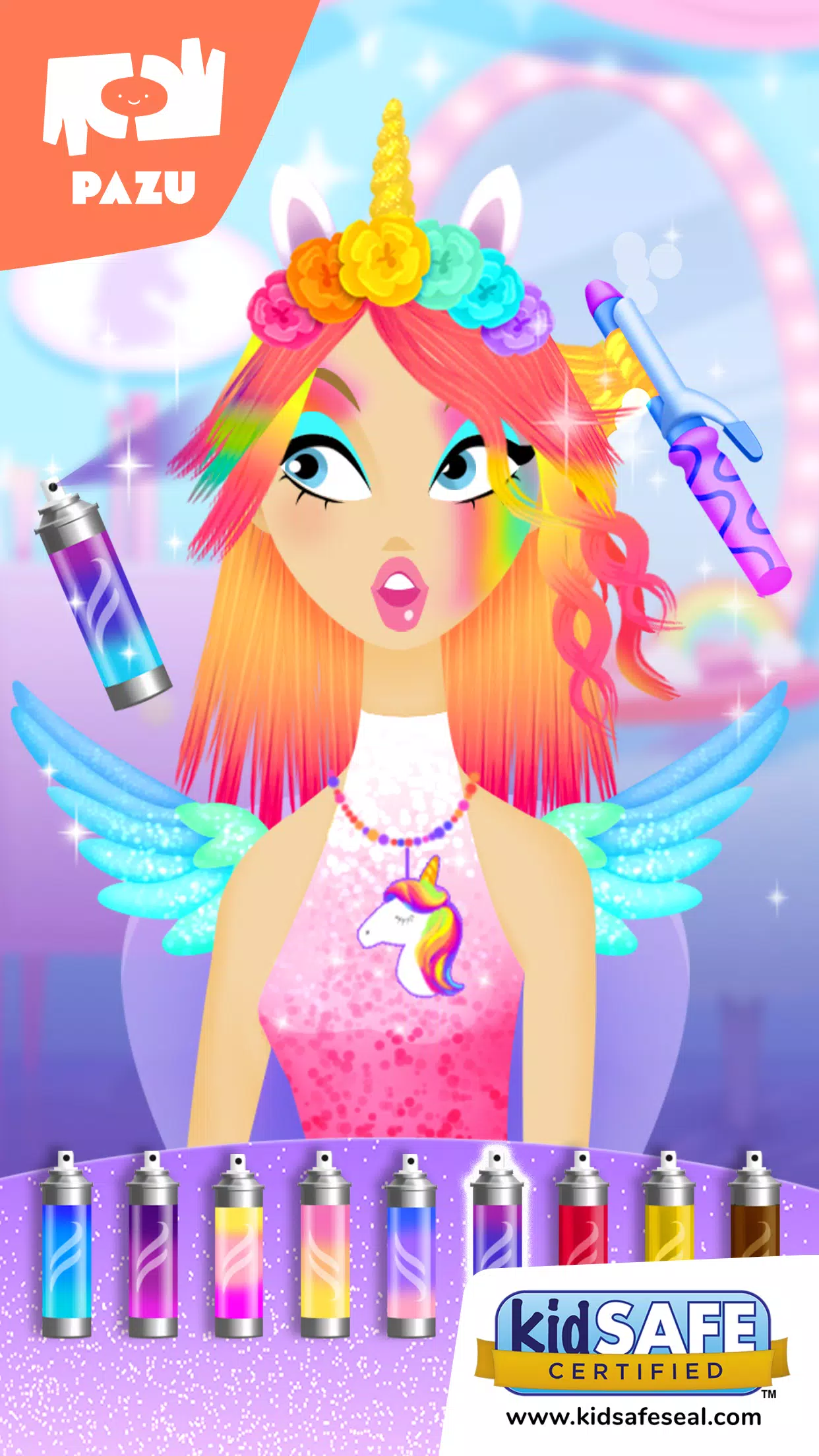 Mädchen Friseursalon Einhorn Screenshot 0